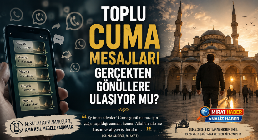 Toplu cuma mesajları gerçekten gönüllere ulaşıyor mu?