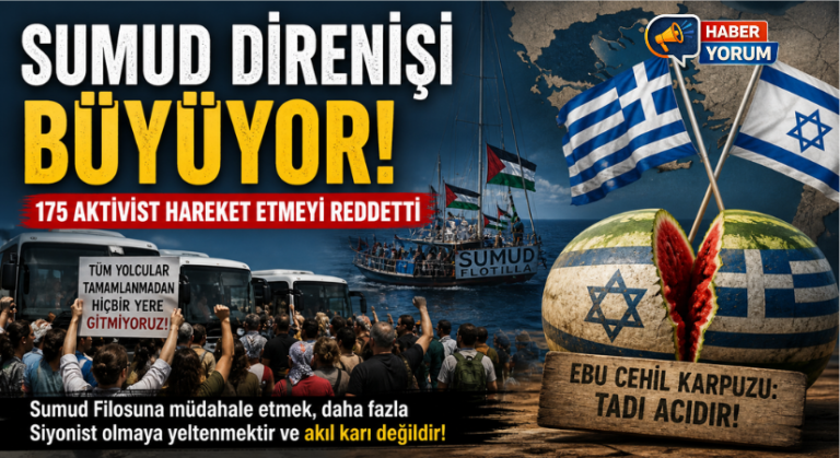 SUMUD DİRENİŞİ BÜYÜYOR: 175 AKTİVİST HAREKET ETMEYİ REDDETTİ