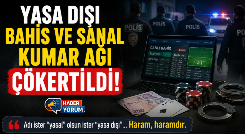 Yasa Dışı Bahis ve Sanal Kumar Ağı Çökertildi: 1,6 Milyarlık Kirli Para Trafiğine Darbe