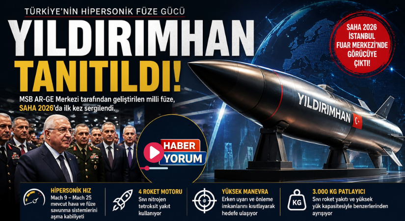 YILDIRIMHAN Tanıtıldı: Türkiye’nin Hipersonik Füze Gücü Sahneye Çıktı