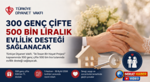 Türkiye Diyanet Vakfı 300 Genç Çifte Evlilik Desteği Sağlayacak