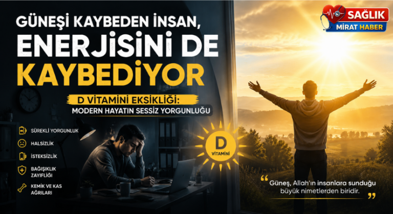 Güneşi Kaybeden İnsan, Enerjisini de Kaybediyor