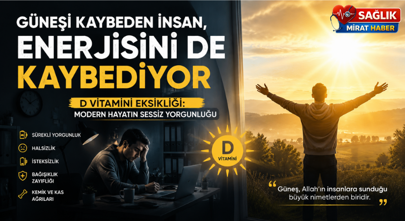 Güneşi Kaybeden İnsan, Enerjisini de Kaybediyor