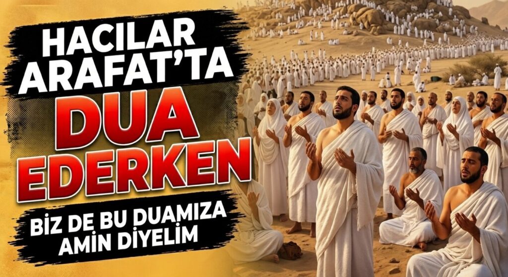 HACILAR ARAFAT’TA DUA EDERKEN BİZ DE BU DUAMIZA AMİN DİYELİM
