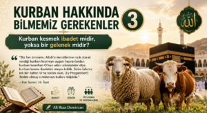 KURBAN KESMEK İBADET MİDİR?