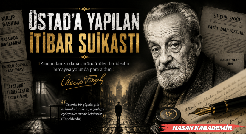 ÜSTAD’A YAPILAN İTİBAR SUİKASTI