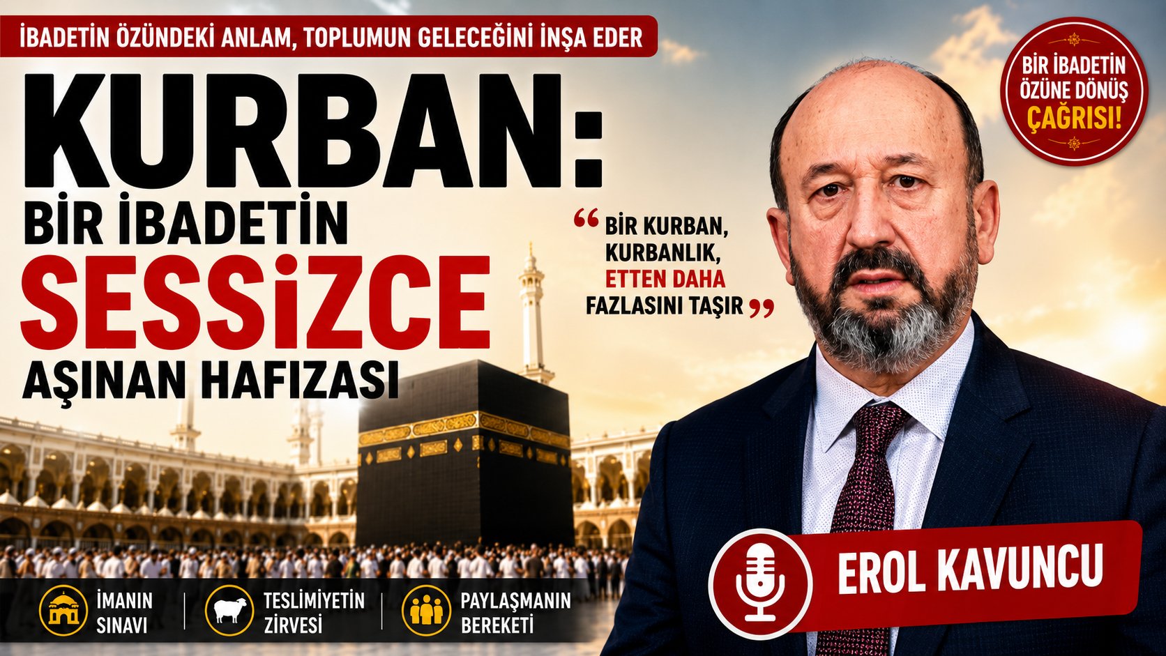 BİR KURBAN, KURBANLIK, ETTEN DAHA FAZLASINI TAŞIR