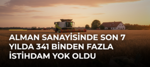 Alman sanayisinde son 7 yılda 341 binden fazla istihdam yok oldu
