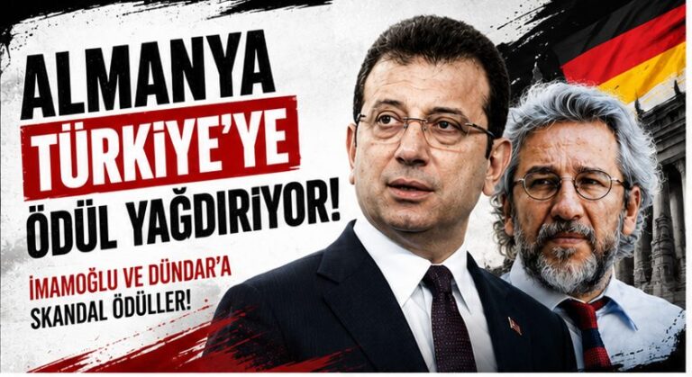 Almanya Ekrem İmamoğlu’na Ödül Verdi