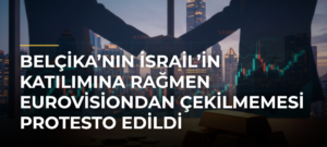 Belçika’nın İsrail’in katılımına rağmen Eurovisiondan çekilmemesi protesto edildi