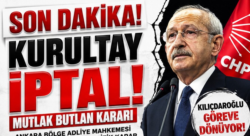 Mahkemeden CHP Kurultayı İçin Kritik Karar
