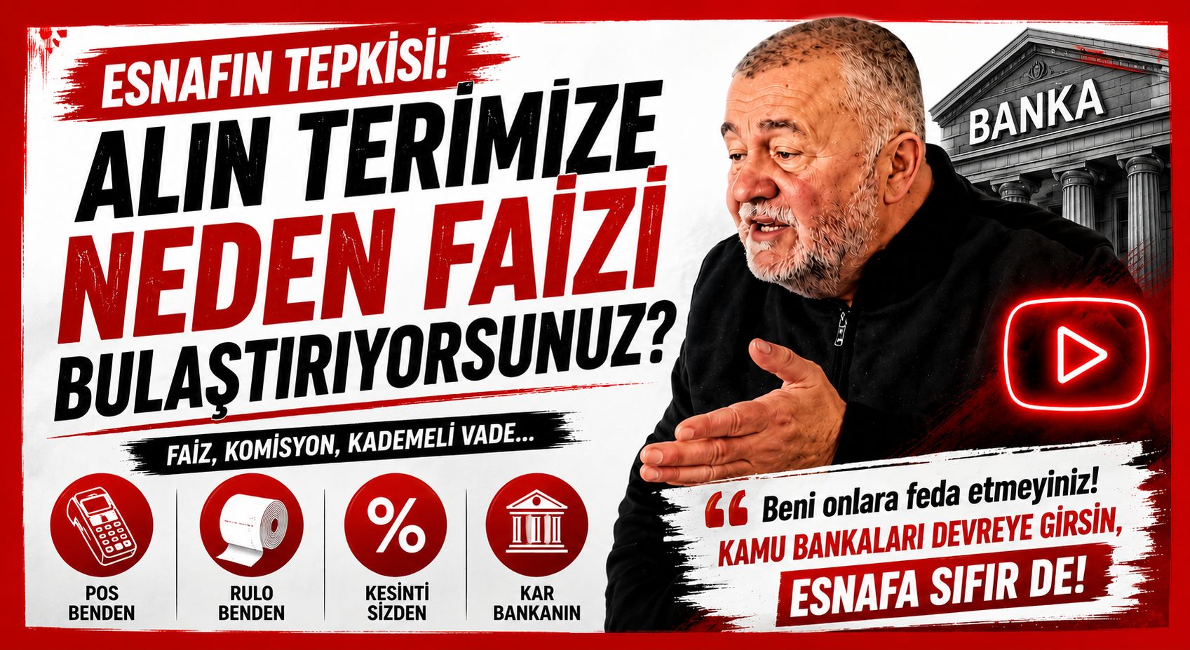 Esnafın Sıfır Komisyon Çığlığı