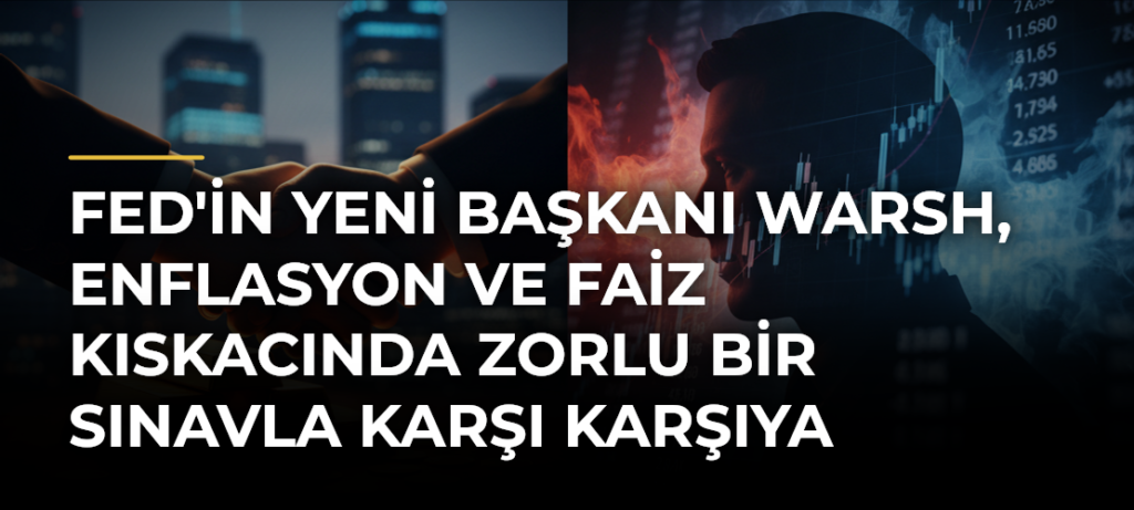 Fed’in yeni başkanı Warsh, enflasyon ve faiz kıskacında zorlu bir sınavla karşı karşıya