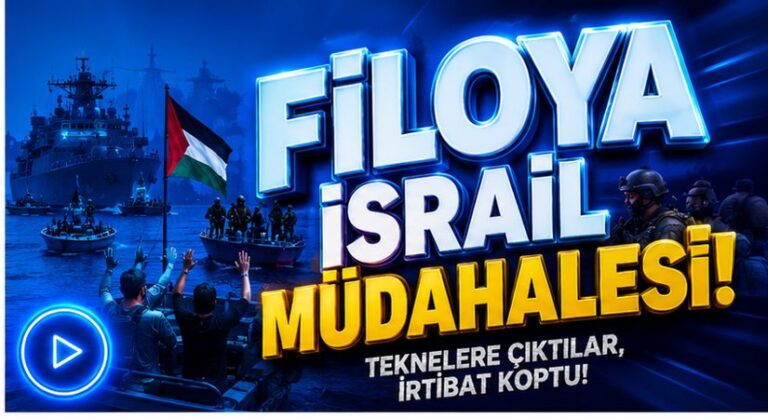 İsrail ordusu, Küresel Sumud Filosu’na uluslararası sularda saldırdı