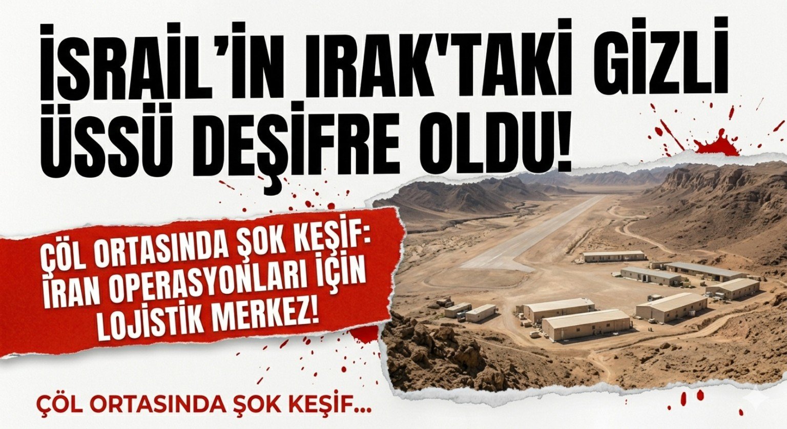 İsrail, Irak’ta Gizli Askeri Üs Kurdu