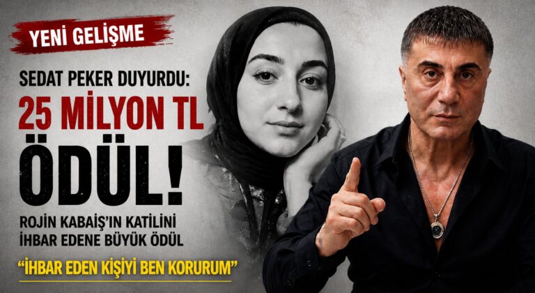 Sedat Peker’den Rojin Kabaiş Açıklaması