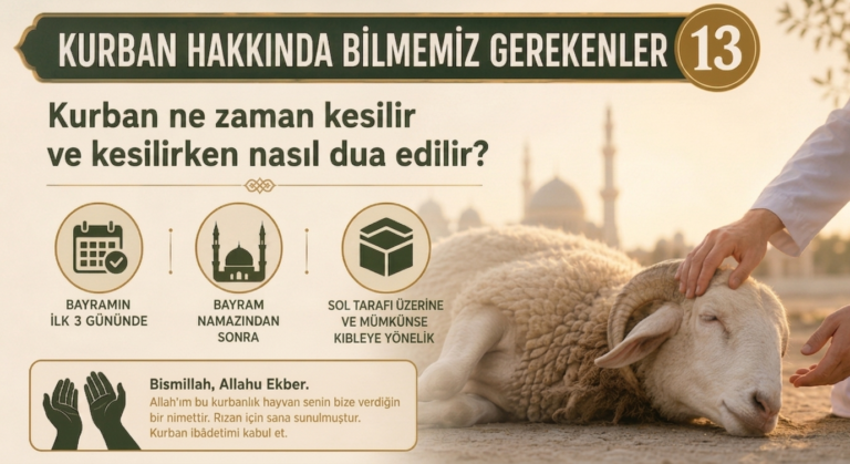 KURBAN NE ZAMAN KESİLİR