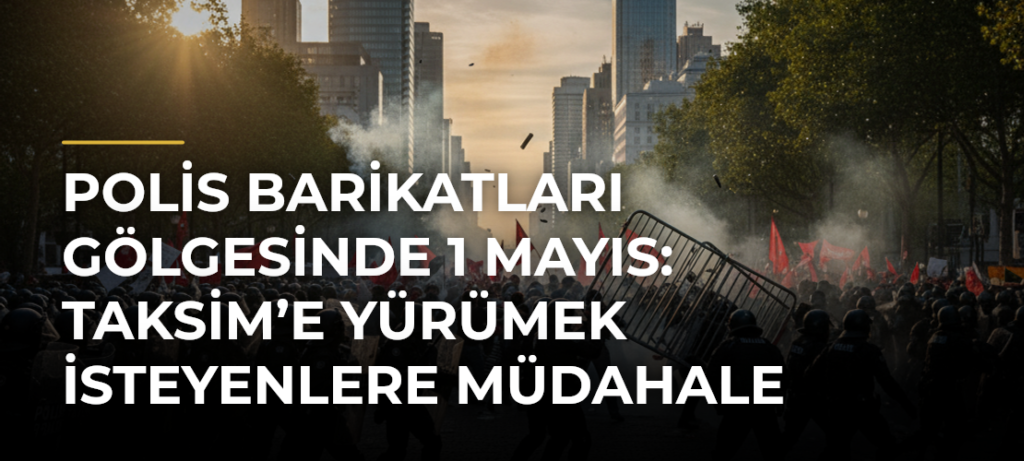 Polis Barikatları Gölgesinde 1 Mayıs: Taksim’e Yürümek İsteyenlere Müdahale