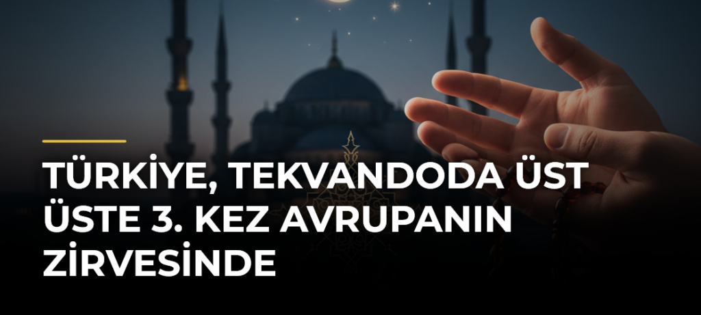 Türkiye, tekvandoda üst üste 3. kez Avrupanın zirvesinde