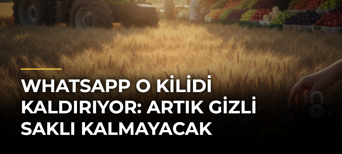 WhatsApp o kilidi kaldırıyor: Artık gizli saklı kalmayacak