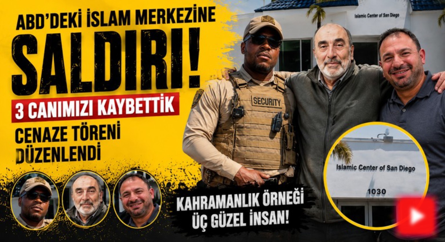 ABD’DEKİ İSLAM MERKEZİNDE CENAZE TÖRENİ DÜZENLENDİ