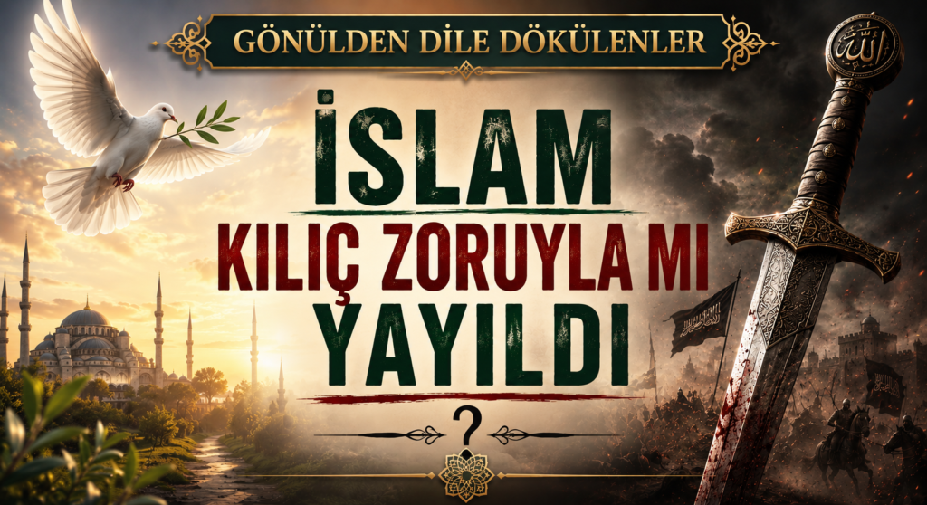 GÖNÜLDEN DİLE DÖKÜLENLER-İSLAM KILIÇ DİNİ Mİ?