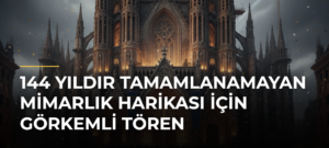 144 Yıldır Tamamlanamayan Mimarlık Harikası İçin Görkemli Tören