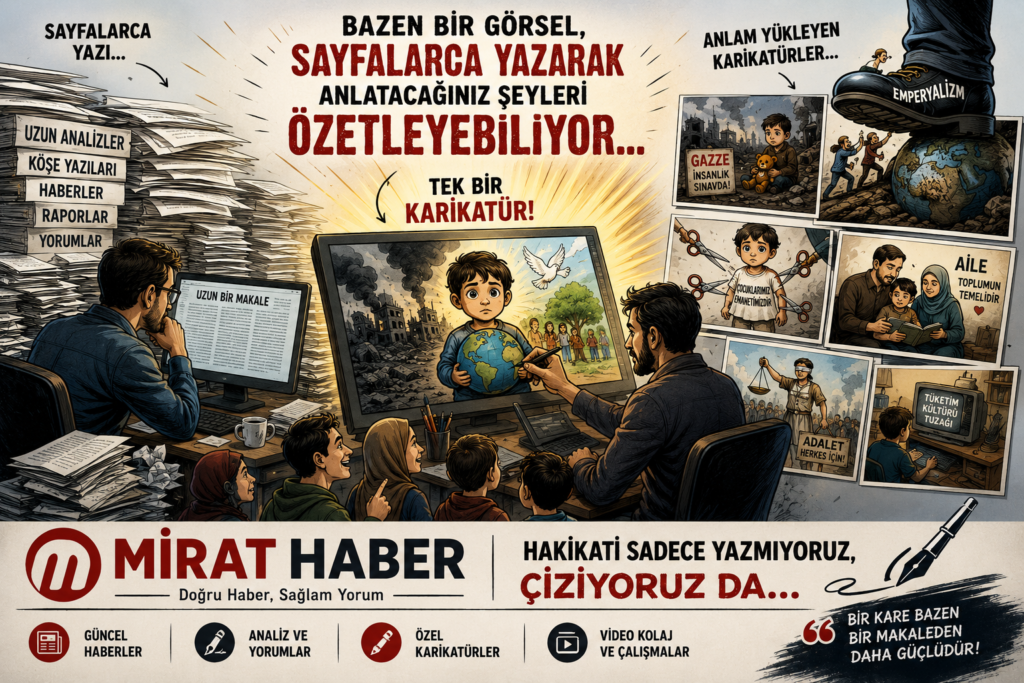 BAZEN BİR GÖRSEL, SAYFALARCA YAZARAK ANLATACAĞINIZ ŞEYLERİ ÖZETLEYEBİLİYOR…