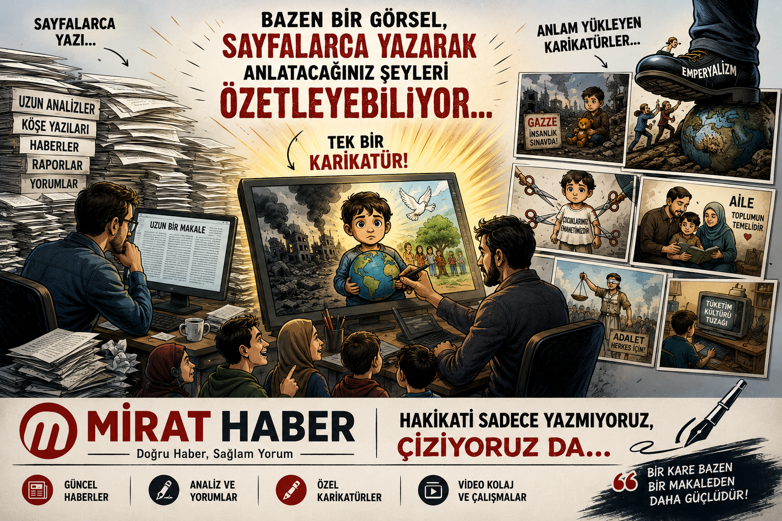 BAZEN BİR GÖRSEL, SAYFALARCA YAZARAK ANLATACAĞINIZ ŞEYLERİ ÖZETLEYEBİLİYOR…