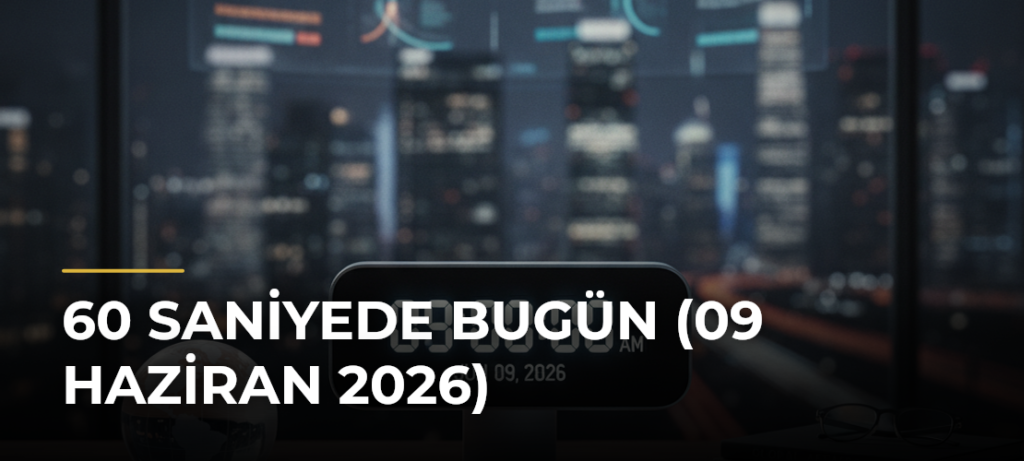 60 Saniyede Bugün (09 Haziran 2026)