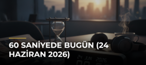 60 Saniyede Bugün (24 Haziran 2026)