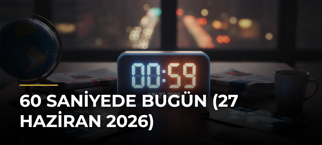60 Saniyede Bugün (27 Haziran 2026) - Mirat Haber