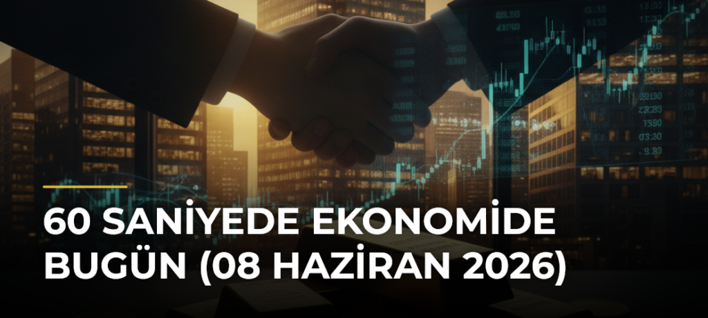 60 Saniyede Ekonomide Bugün (08 Haziran 2026)