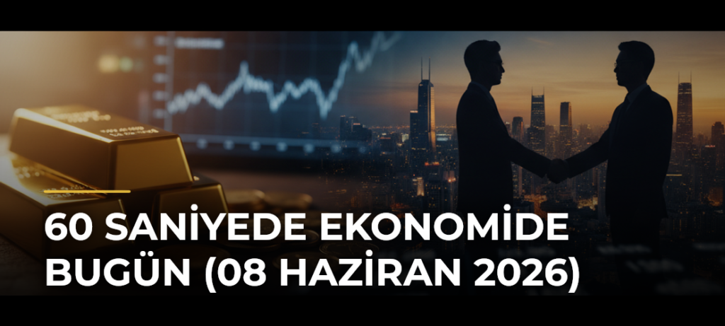 60 Saniyede Ekonomide Bugün (08 Haziran 2026)