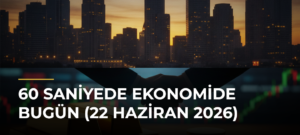 60 Saniyede Ekonomide Bugün (22 Haziran 2026)