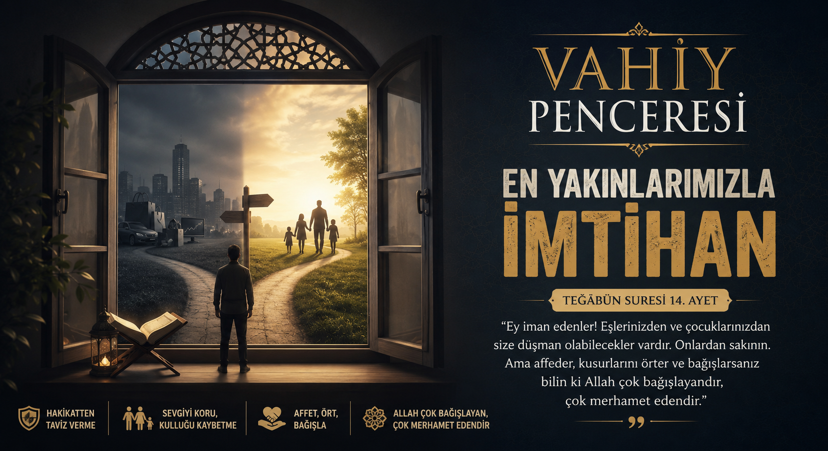 VAHİY PENCERESİ: EN YAKINLARIMIZLA İMTİHAN