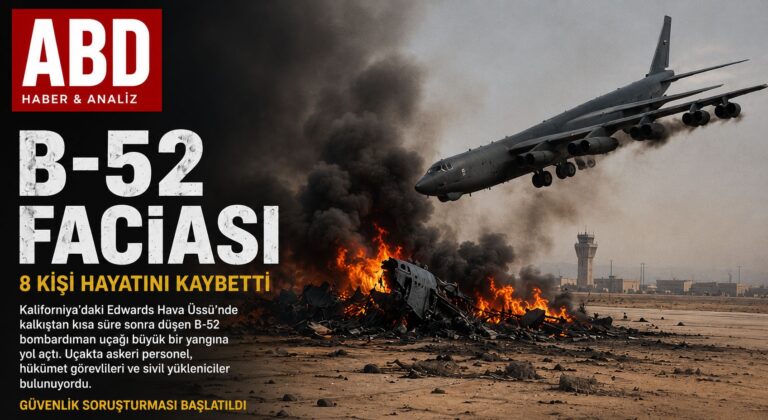 ABD’de Askeri Uçak Kazası: B-52 Bombardıman Uçağı Düştü