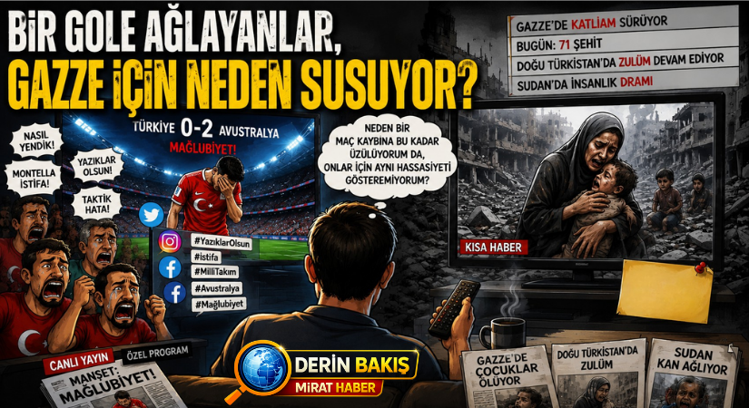 Bir Gole Ağlayanlar, Gazze İçin Neden Susuyor?