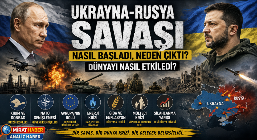 UKRAYNA-RUSYA SAVAŞI: NASIL BAŞLADI, NEDEN ÇIKTI, DÜNYAYI NASIL DEĞİŞTİRDİ?