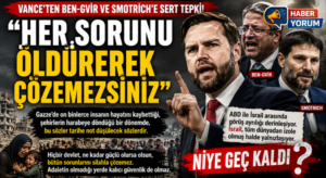 Vance’ten Ben-Gvir ve Smotrich’e Sert Çıkış: “Her Sorunu Öldürerek Çözemezsiniz”
