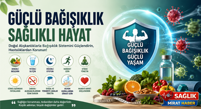 Bağışıklık Sistemini Güçlendiren 10 Doğal Alışkanlık