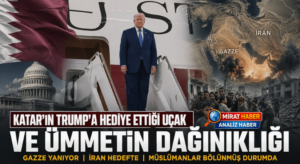 KATAR’IN TRUMP’A HEDİYE ETTİĞİ UÇAK VE ÜMMETİN DAĞINIKLIĞI