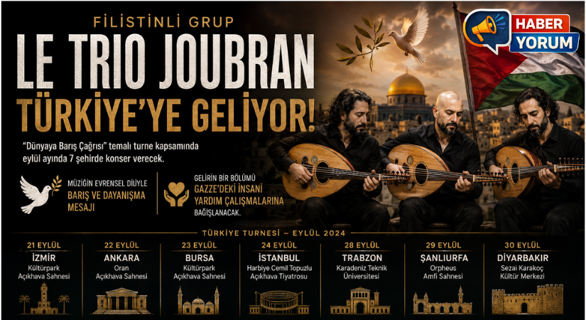 Filistinli Grup Le Trio Joubran Türkiye Turnesine Çıkıyor