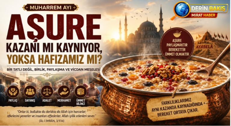DERİN BAKIŞ Aşure Kazanı mı Kaynıyor, Yoksa Hafızamız mı?