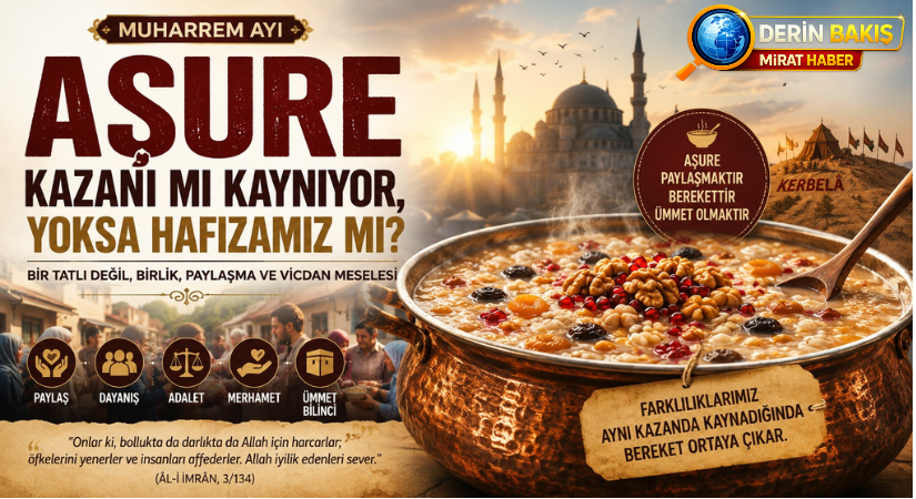 DERİN BAKIŞ Aşure Kazanı mı Kaynıyor, Yoksa Hafızamız mı?
