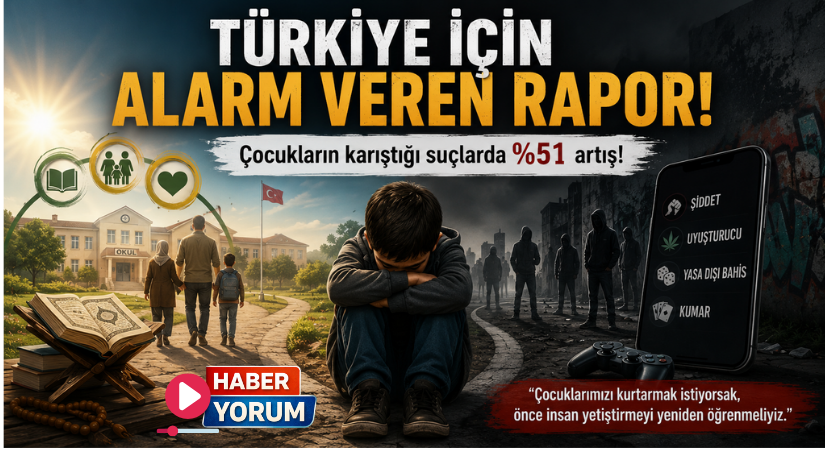 Türkiye İçin Alarm Veren Rapor: Çocuk Suçluluğu 9 Yılda Yüzde 51,5 Arttı