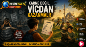 DERİN BAKIŞ: Karne Değil, Vicdan Kaybediyoruz!