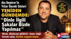 Ata Demirer’in Yıllar Önceki Sözleri Yeniden Gündemde: “Dinle İlgili Şakalar Bizde Yapılmaz”
