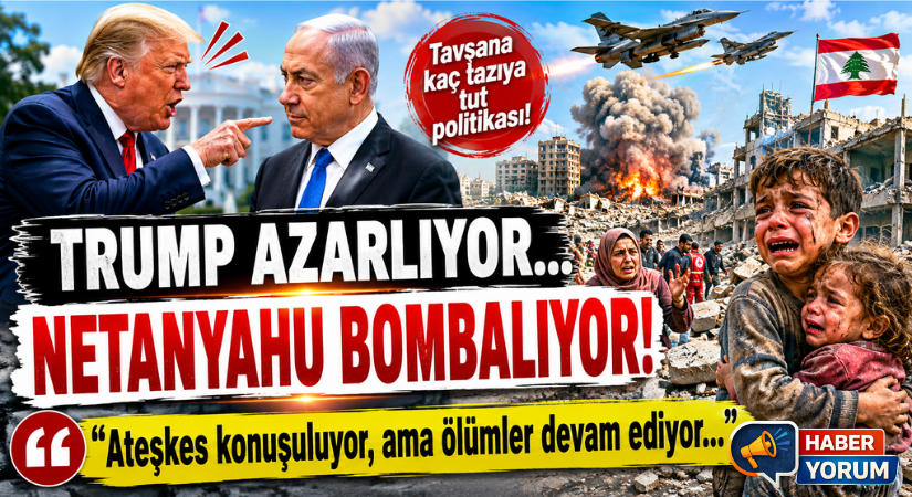 Trump Ateşkes Dedi, İsrail Lübnan’ı Vurmaya Devam Etti
