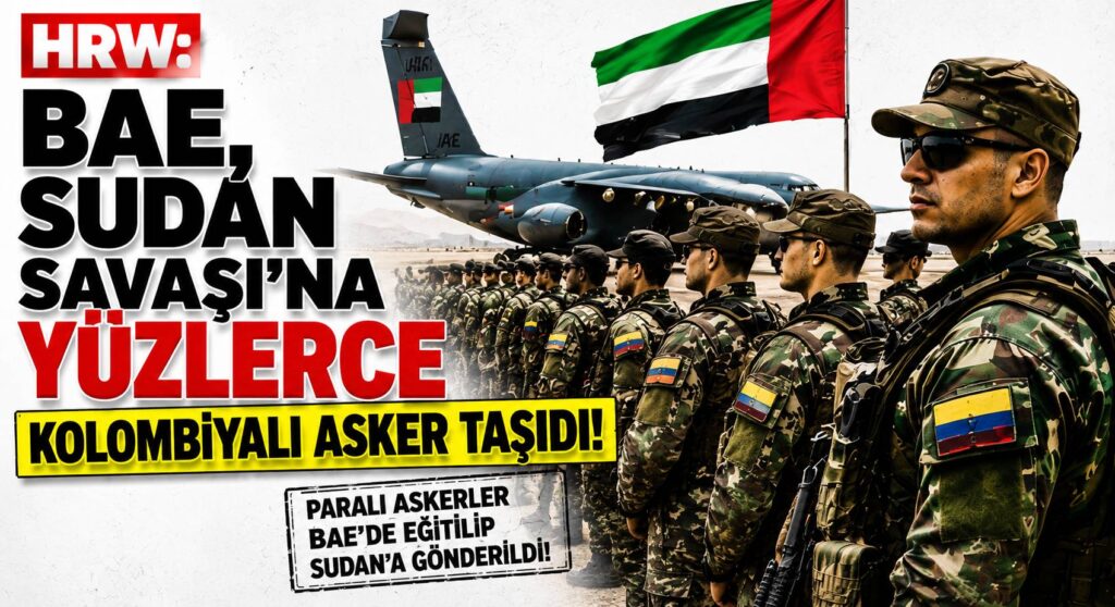 BAE, Sudan Savaşı’na Yüzlerce Kolombiyalı Paralı Asker Taşıdı